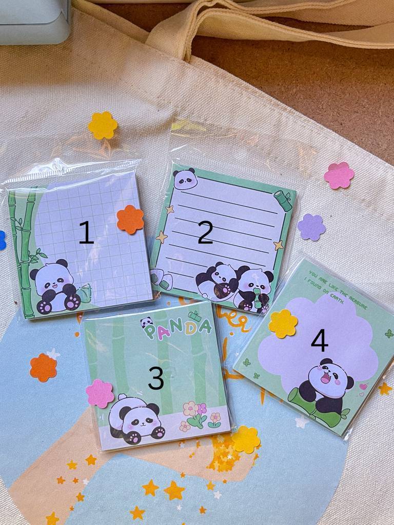 🐼ستيكي نوتس الباندا اللطيفة