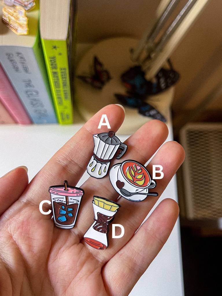 ☕​دبابيس محبين القهوة