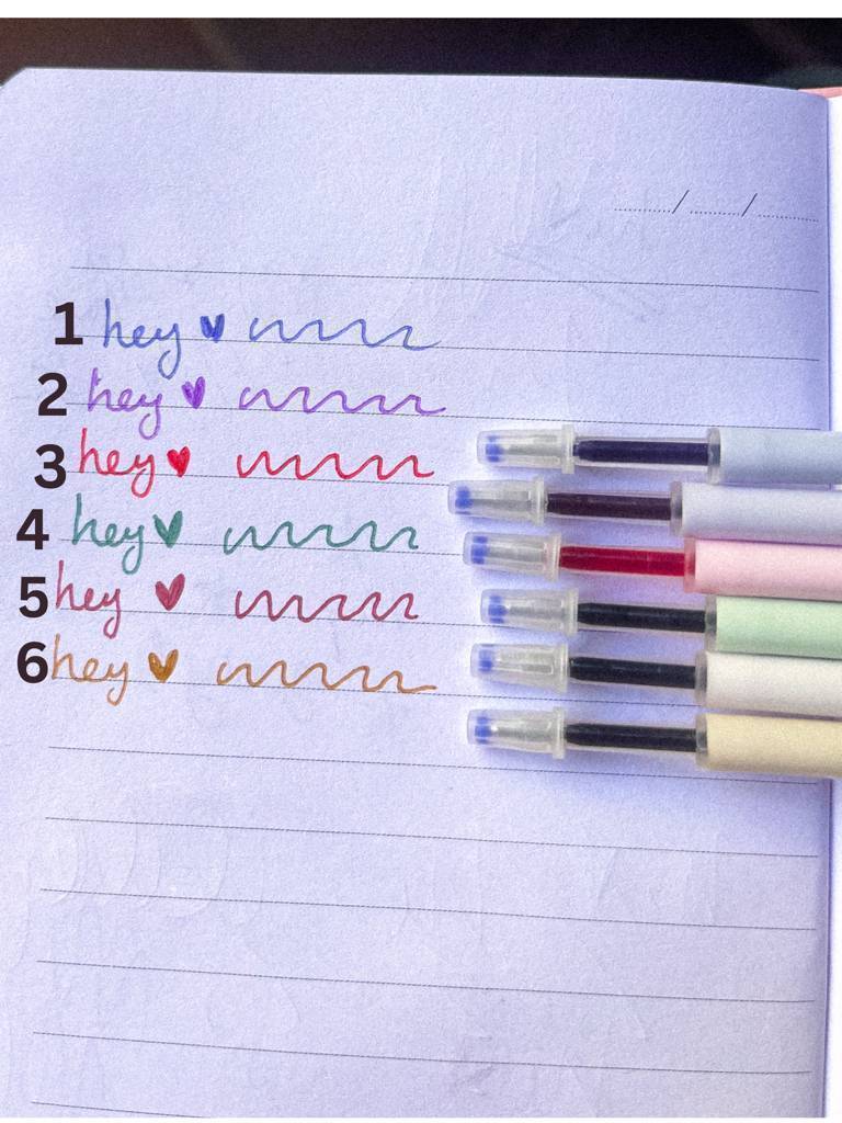 💘 تعبئة أقلام حبر ملون