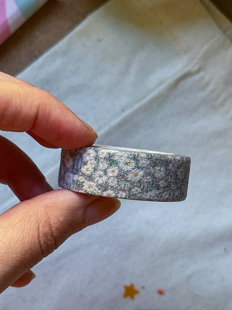 ✨🌸واشي تيب سميك ببريق مميز ورسومات لطيفة (قطعة واحدة)