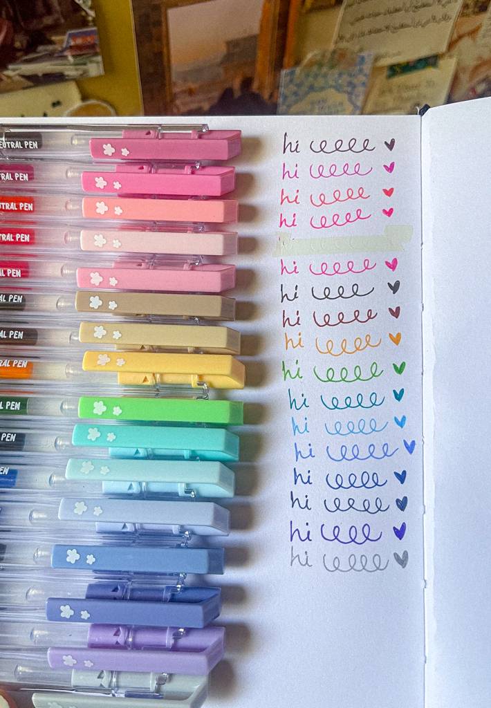 💖​أقلام حبر ملون بجودة عالية