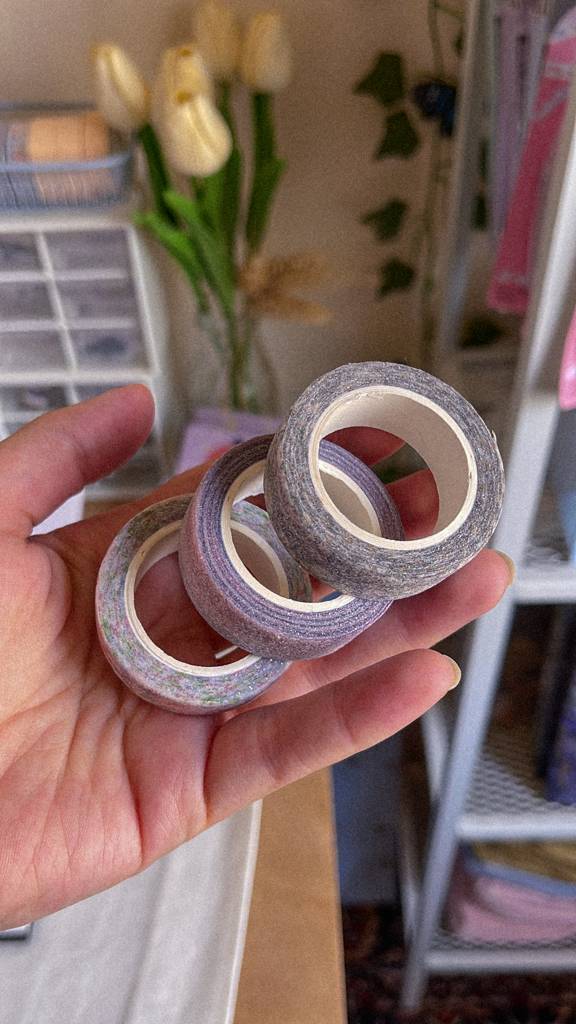 ✨🌸واشي تيب سميك ببريق مميز ورسومات لطيفة (قطعة واحدة)