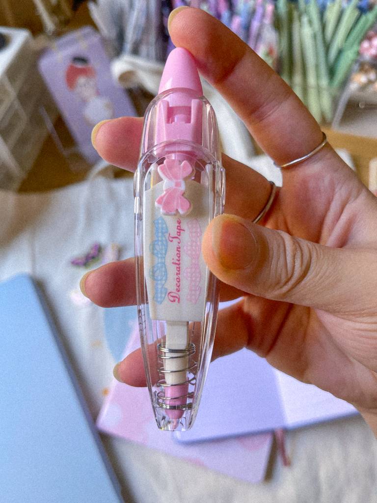 🎀لاصق تزيين على شكل رول برسومات مختلفة