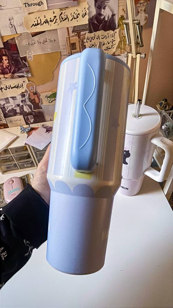 🐈‍⬛🌟كوب حراري سعة 1.183 لتر برسومات مميزة